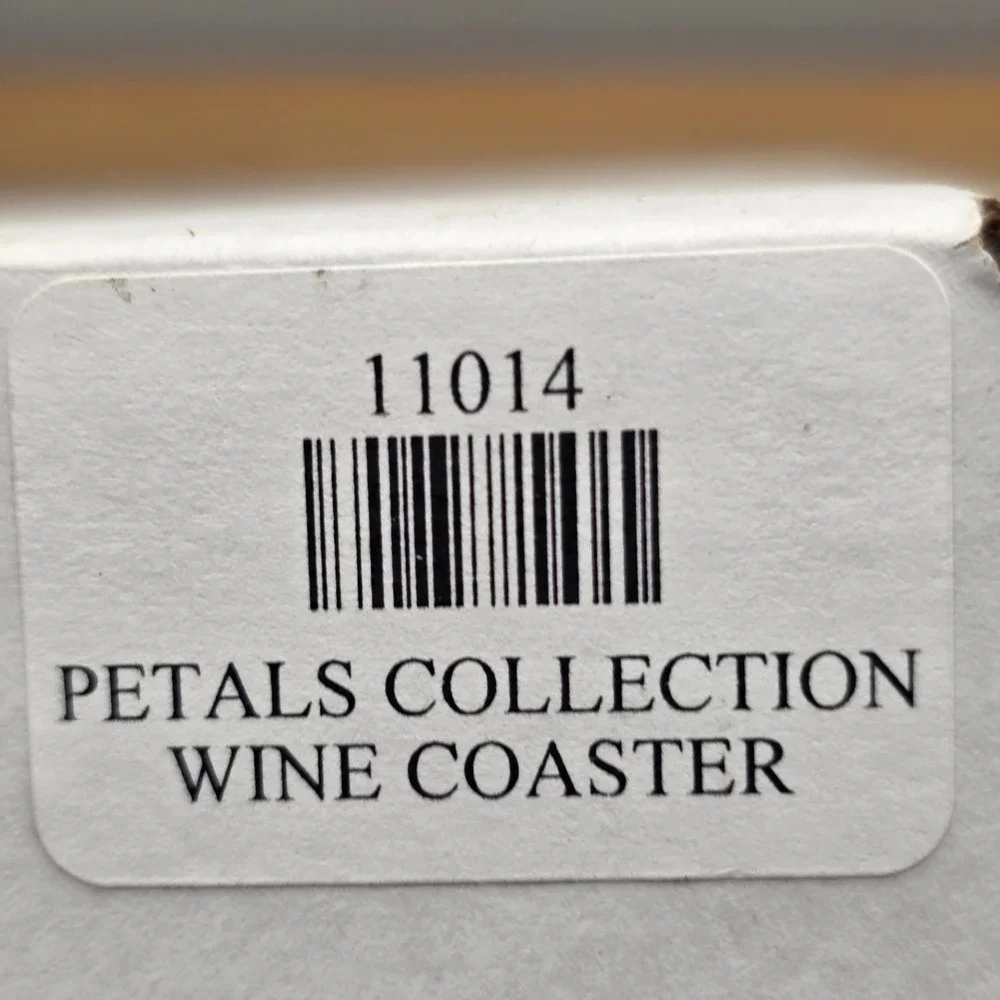 Salisbury Fine Metal Artisans Home Collection Petals Wine Coaster With‎ Box